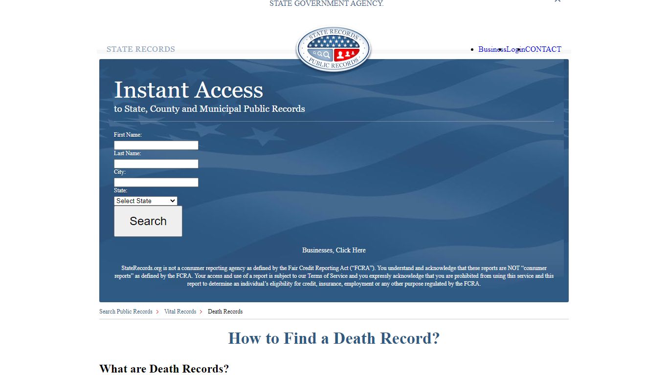 How to Find a Death Record? - State Records